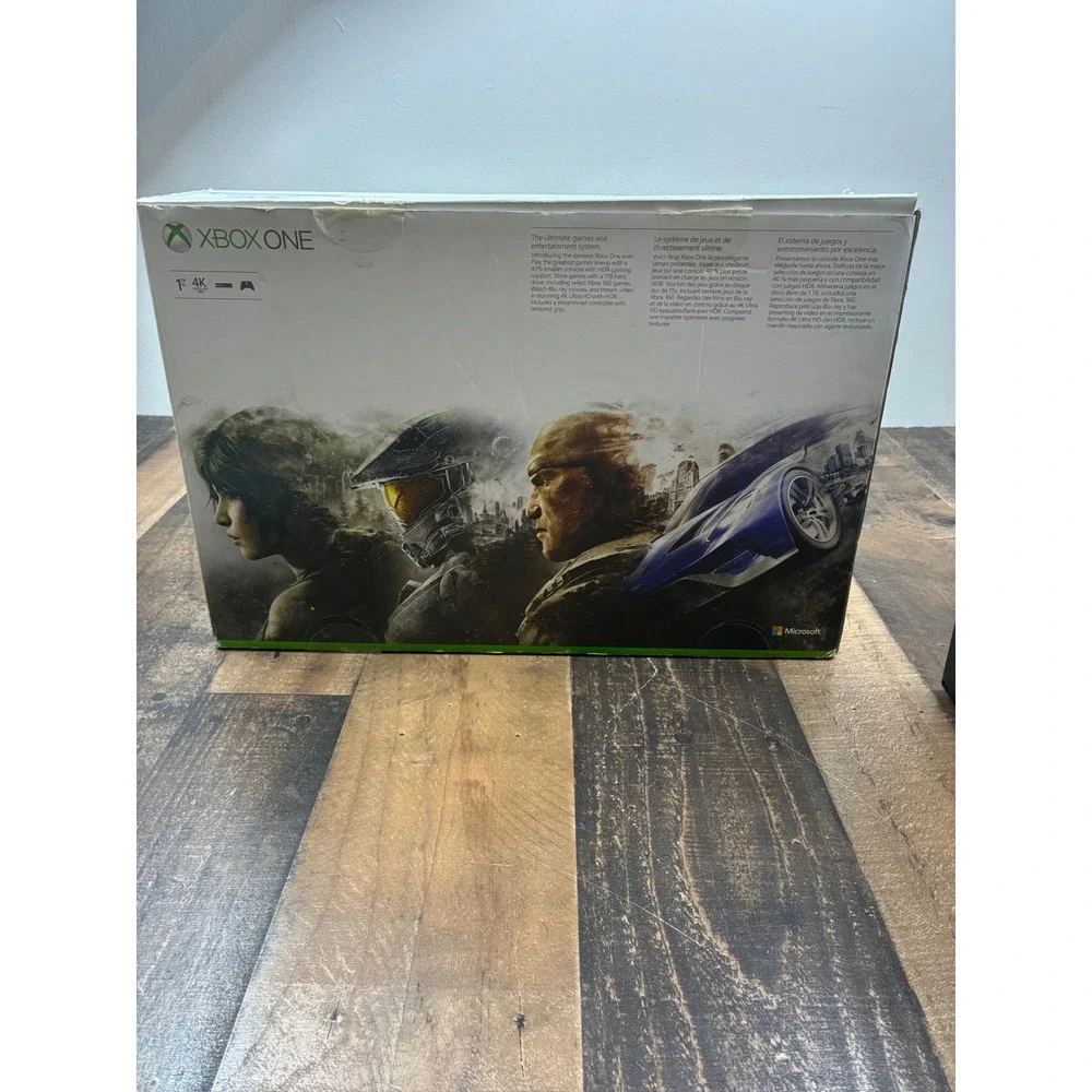 Microsoft Xbox One S 1TB Console White Bundle with 4 Games FIFA 21 PUBG ReCore